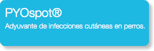 PYOspot® Adyuvante de infecciones cutáneas en perros.