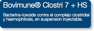 Bovimune® Clostri 7 + HS Bacterina-toxoide contra el complejo clostridial y haemophilosis, en suspension inyectable.