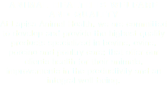 ANIMAL HEALTH IS WELFARE AND QUALITY At Lapisa Animal Health, we are committed to develop and provide the highest quality products specialized in bovine, ovine, porcine and poultry care; that offer our clients health for their animals, improvements in the productivity and an integral well-being. 