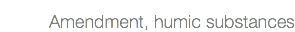 Amendment, humic substances