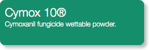 Cymox 10® Cymoxanil fungicide wettable powder.