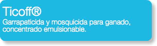 Ticoff® Garrapaticida y mosquicida para ganado, concentrado emulsionable.