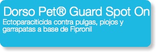 Dorso Pet® Guard Spot On Ectoparaciticida contra pulgas, piojos y garrapatas a base de Fipronil